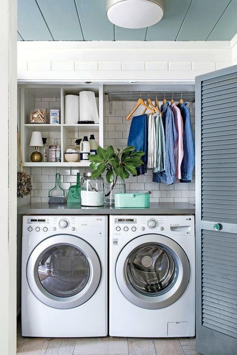 33+ Awesome Small Laundry Room Decorating Ideas - Page 8 of 35