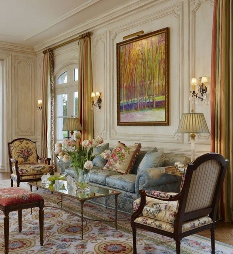 37+ Comfy French Country Living Room Decor Ideas