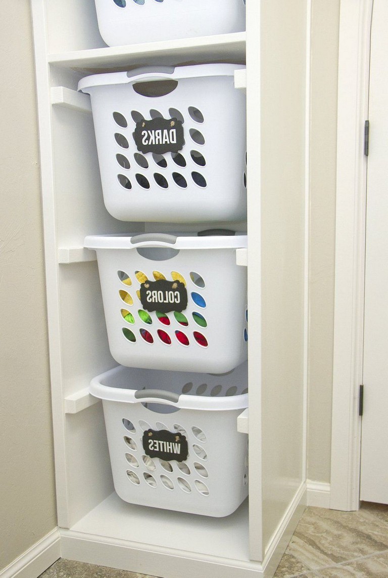 laundry room shelves
