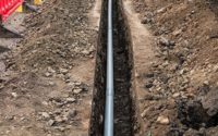 How deep should a gas line be buried