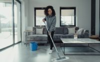 How to clean floor without mop