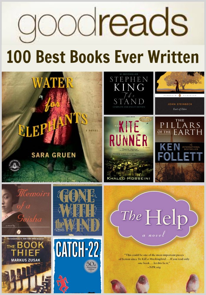 New List 100 Best Books from Goodreads and Amazon