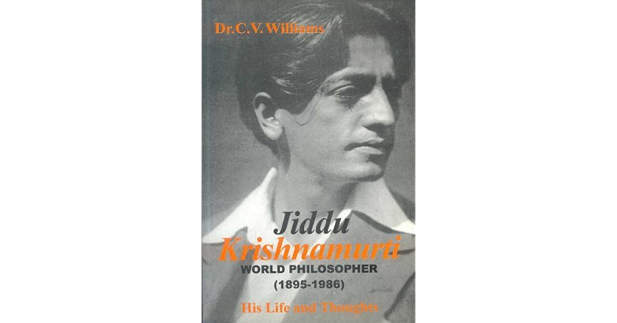 Jiddu Krishnamurti by C.V. Williams