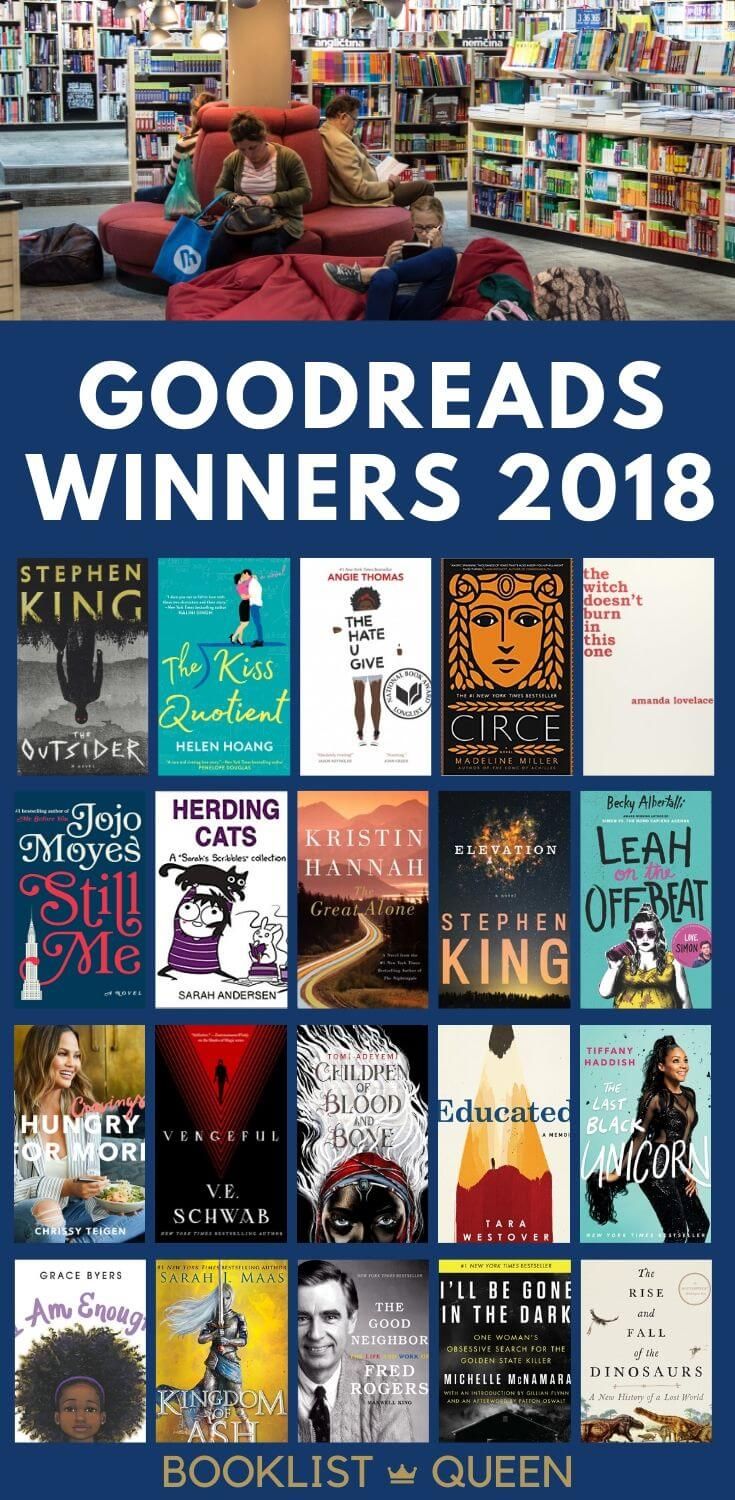 Goodreads Choice Award Winners in 2018 Top fiction books, Best
