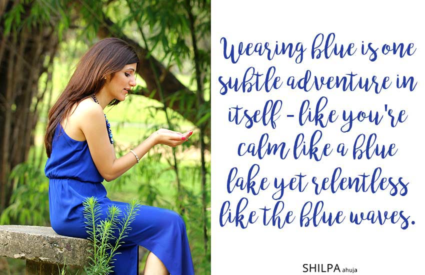 50+ Blue Dress Quotes for Instagram for All Moods & Occasions